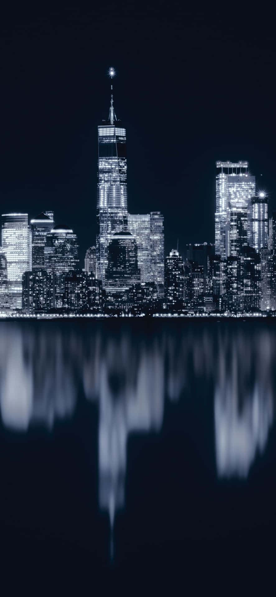 Illuminate The Night With Nyc Background