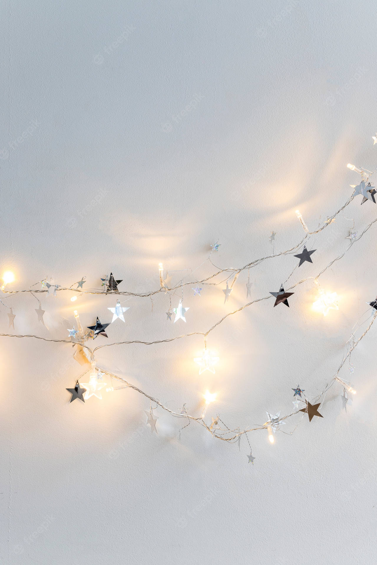 Illuminate Your Walls And Get Aesthetic Lighting With Fairy Lights Background