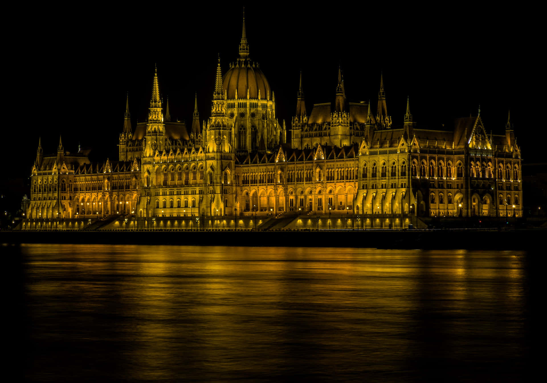 Illuminated At Night, The Hungarian Parliament Buildings Are A Sight To Behold