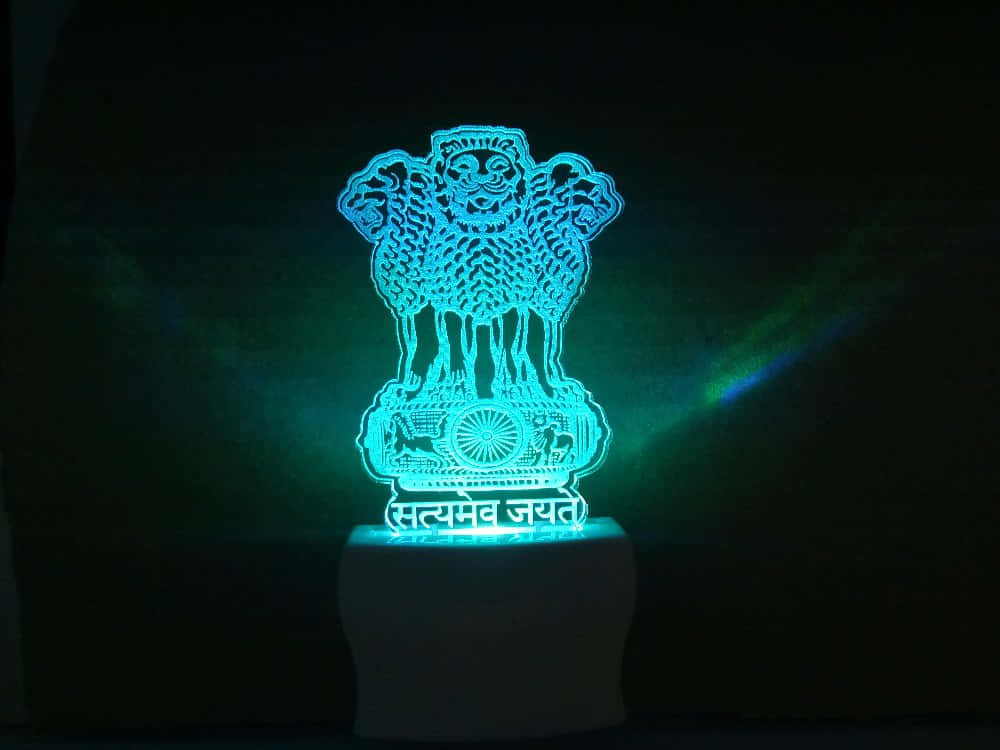 Illuminated Indian Emblem