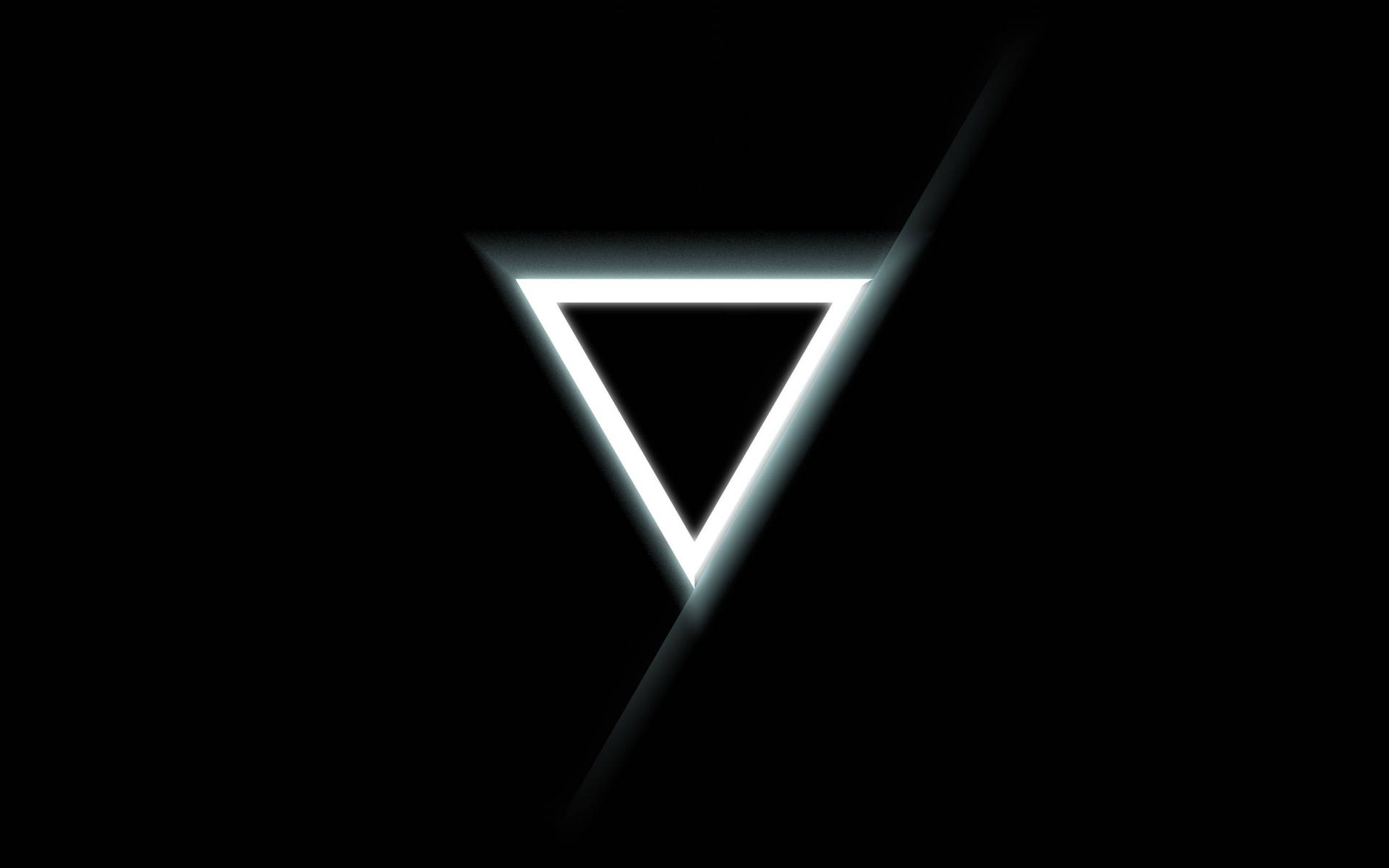 Illuminati Inverted White Triangle Background