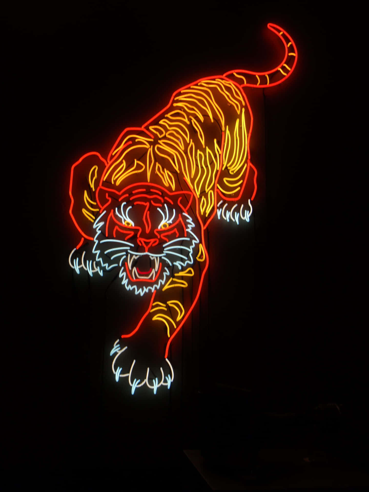 Illuminating Brilliance Of Red Led Background