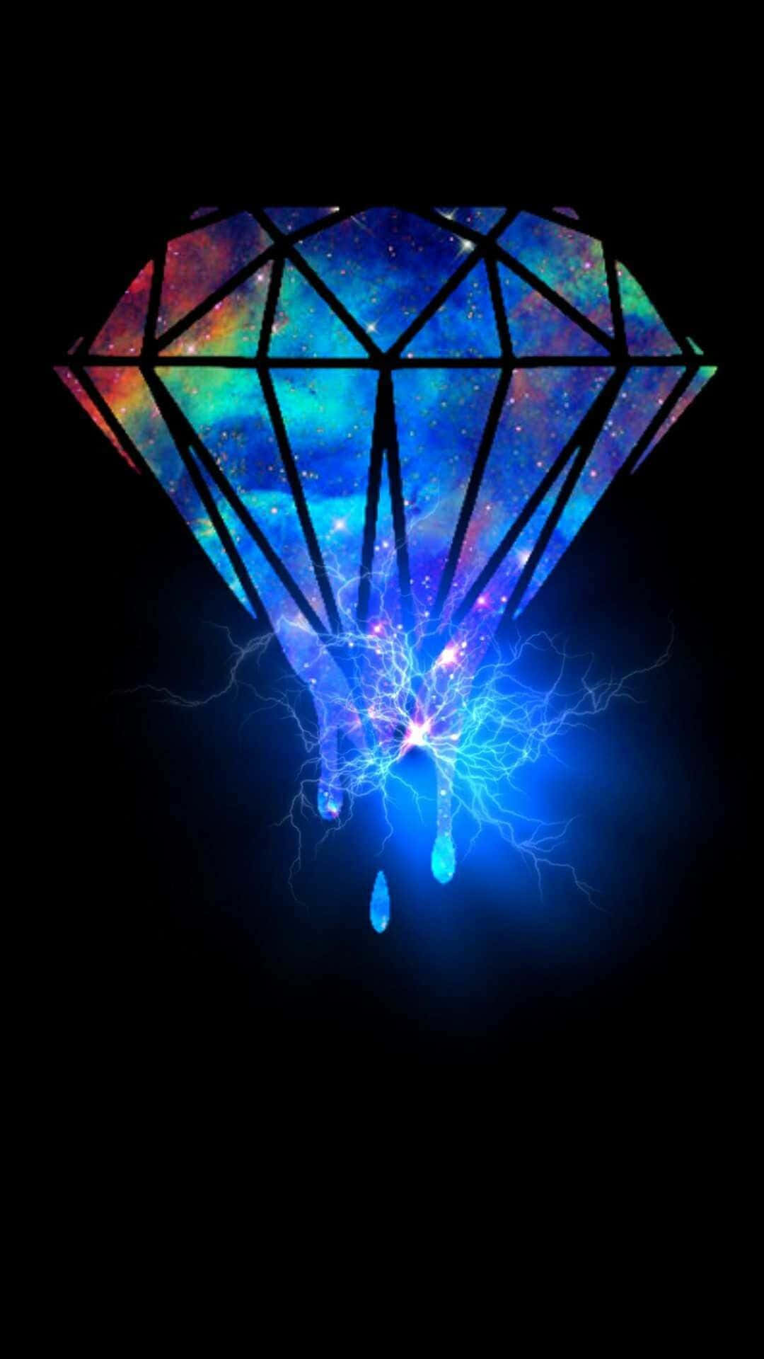 Illuminating Diamond Aesthetic Background