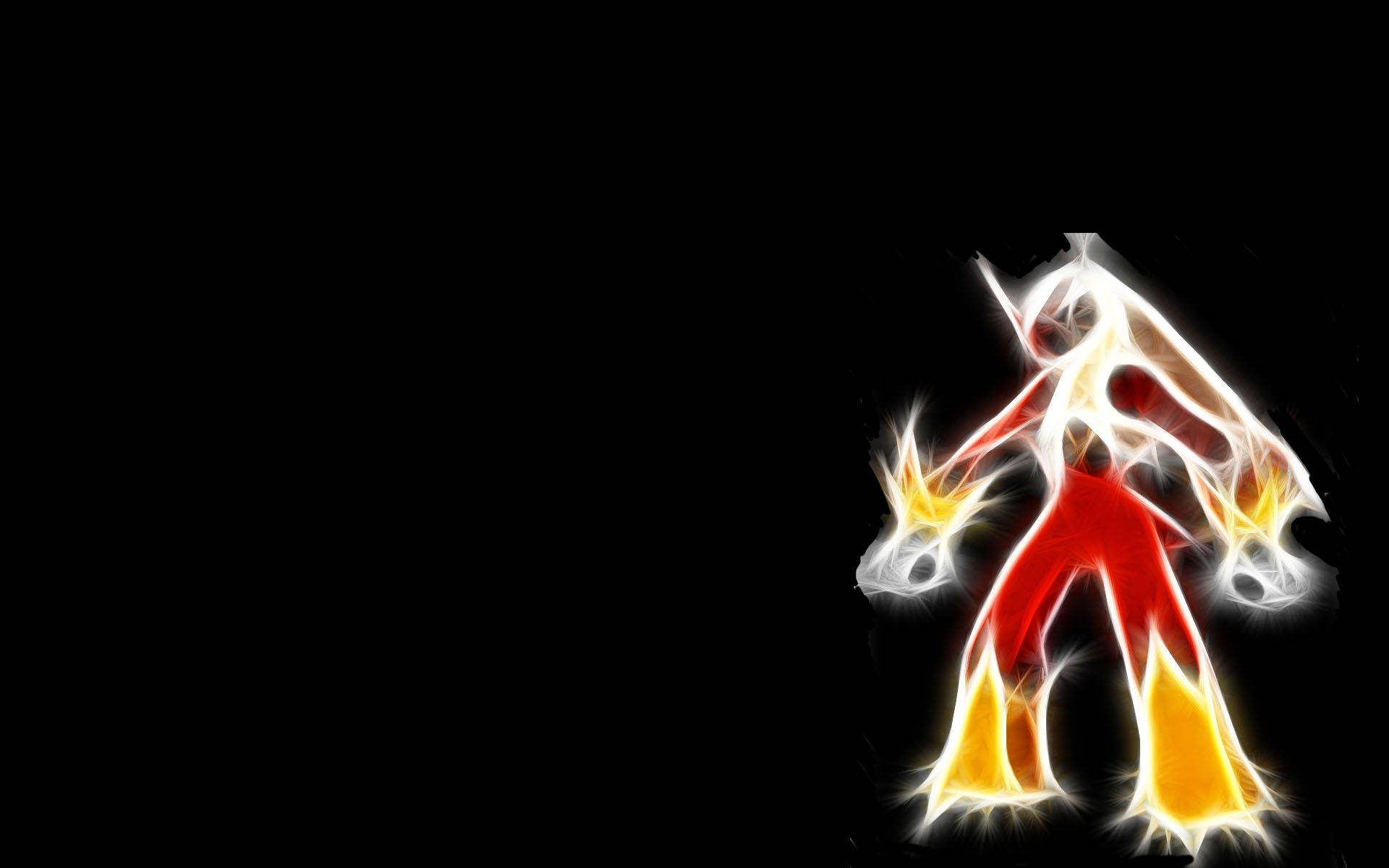 Illuminating Pokemon Blaziken Background