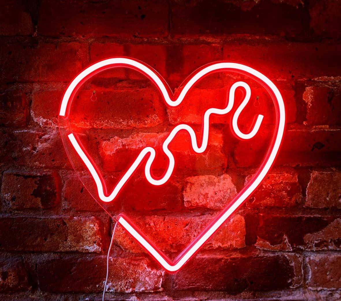 Illuminating Red Led Light Background