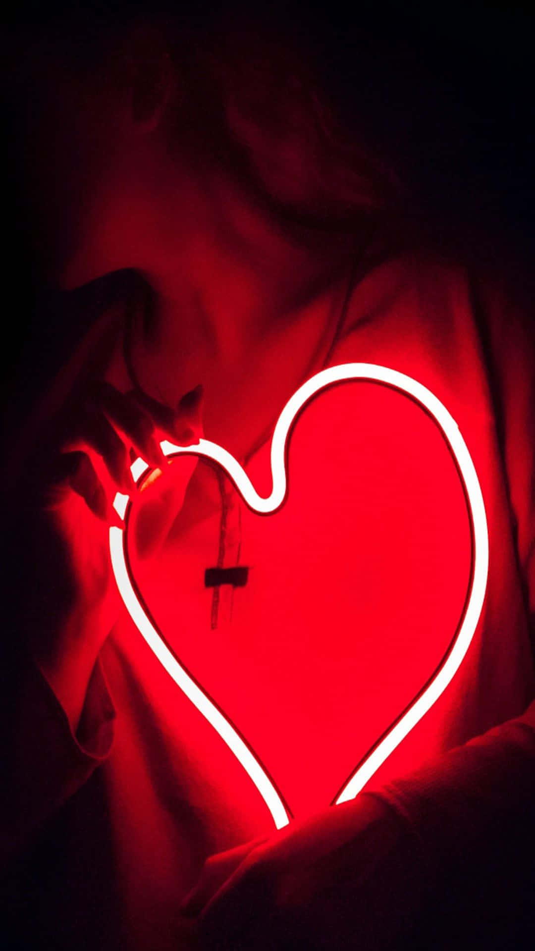 Illuminating The Darkness With Neon Aesthetics Background