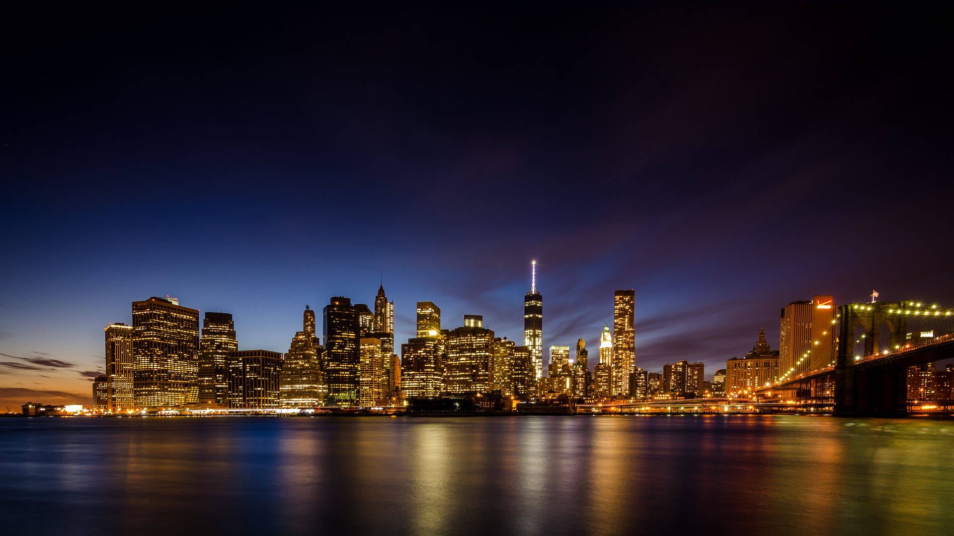 Illuminating The Night In 4k - New York City Background