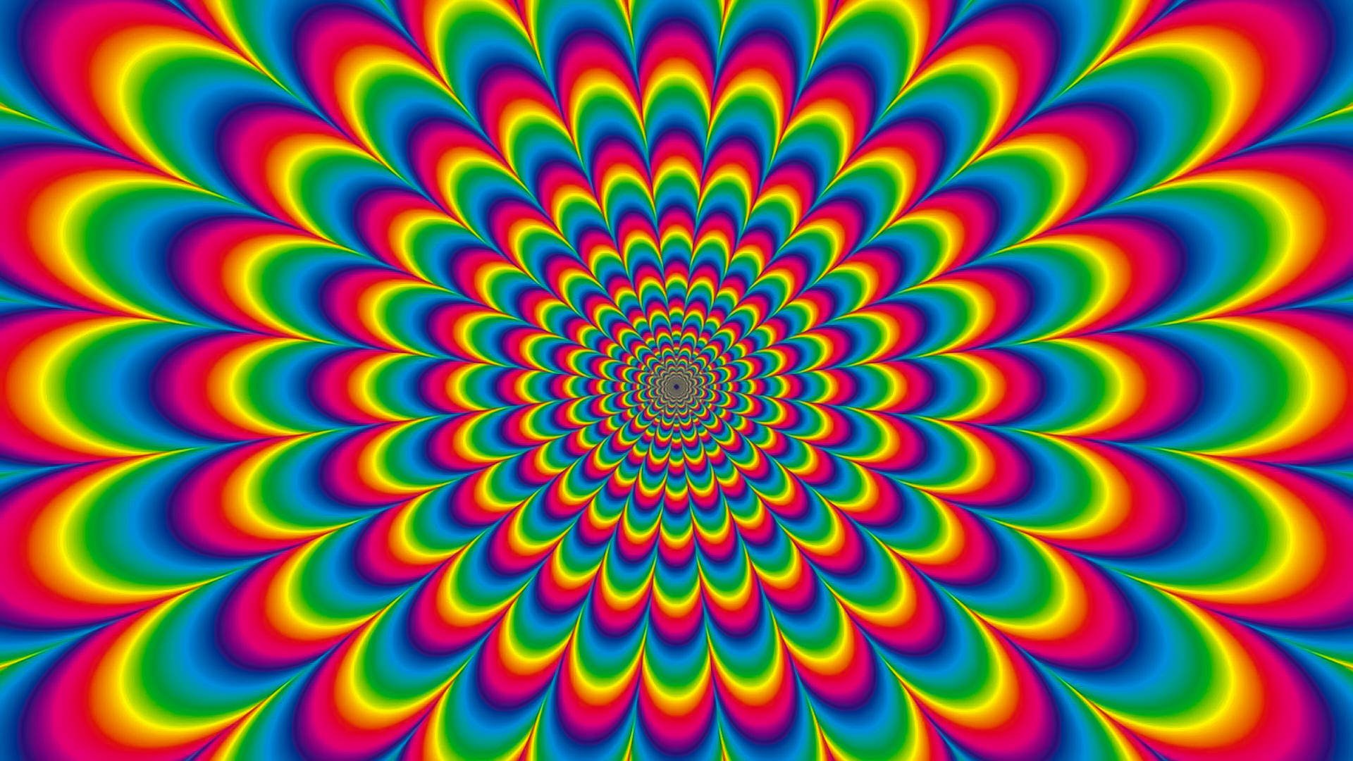 Illusion Colorful Psychedelic Background