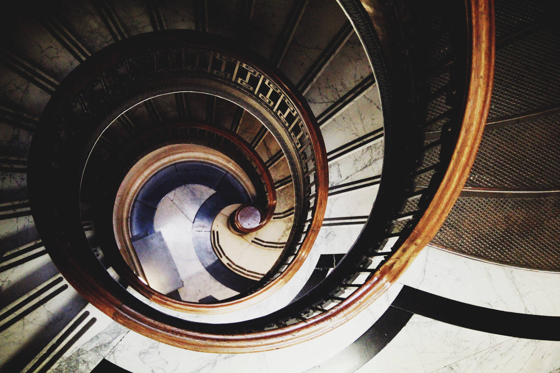 Illusion Spiral Staircase Background