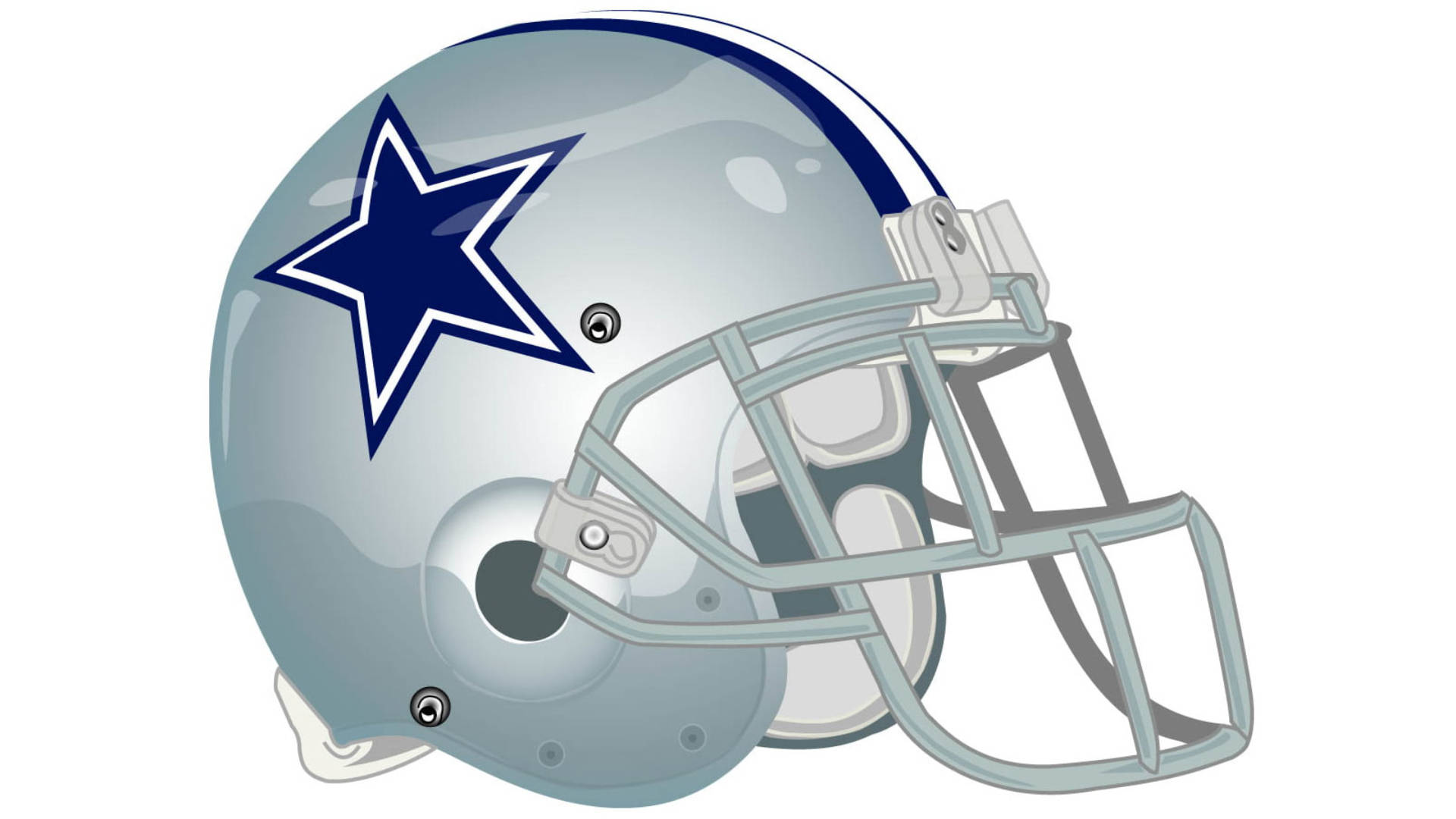 Illustration Of Awesome Dallas Cowboys Helmet Background