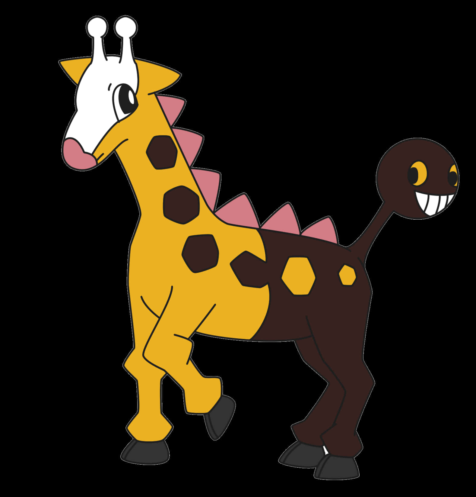 Illustration Of Girafarig