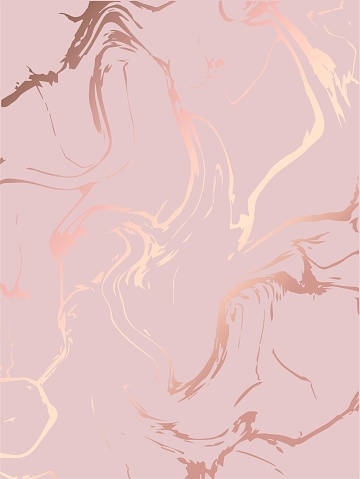 Illustration Rose Gold Marble Background