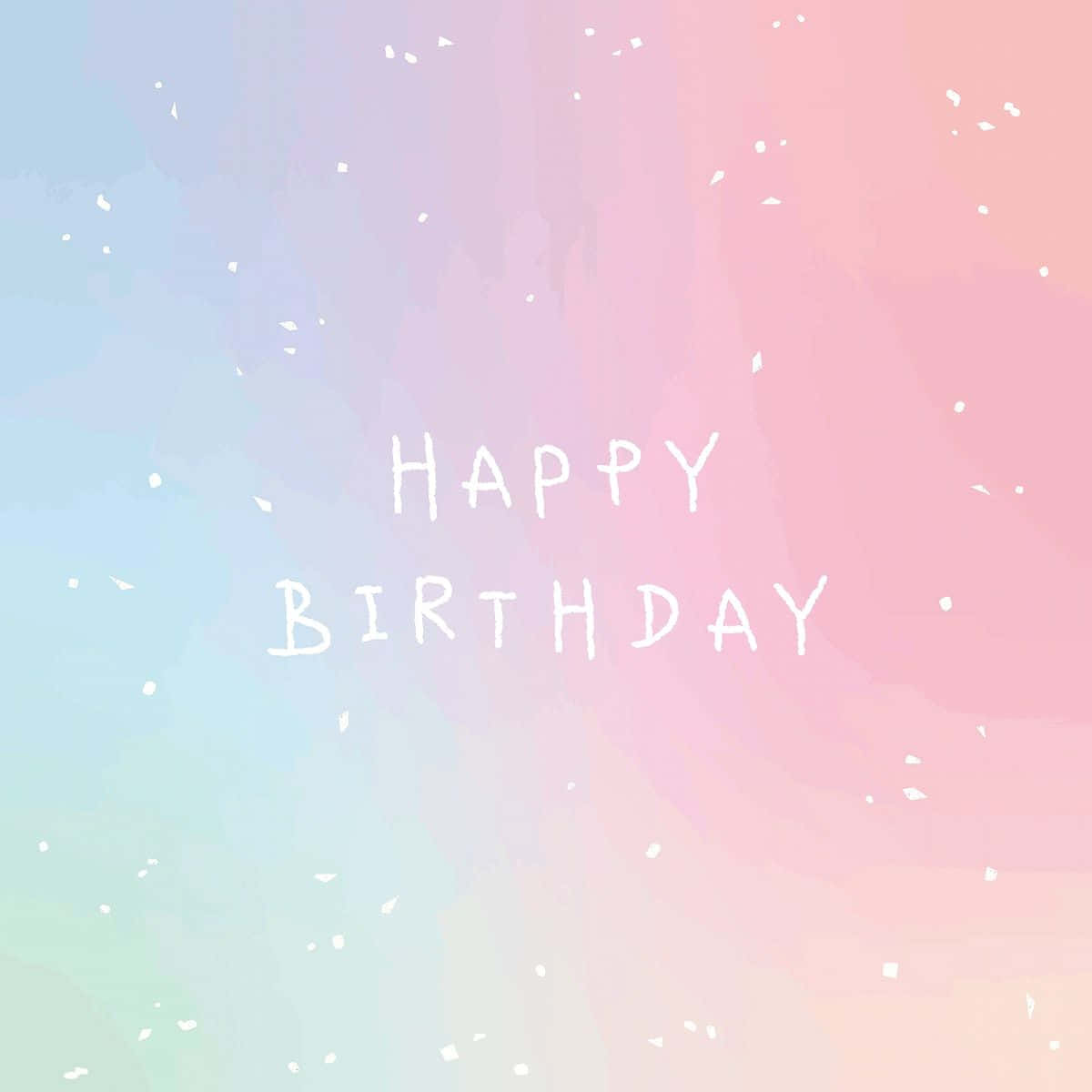 Image A Beautiful Pink Birthday Cupcake With Sprinkles Background