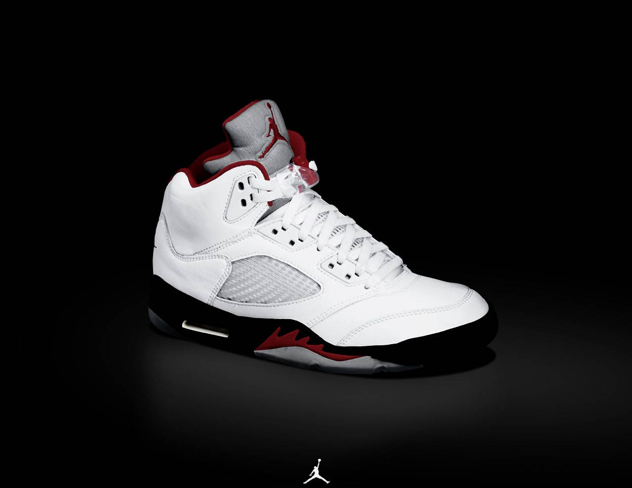 Image A Classic Pair Of Jordan Shoes As First Released In 1985 Background