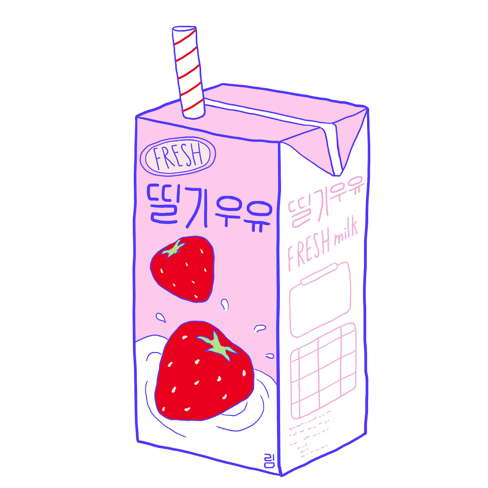 Image A Cup Of Refreshing Strawberry Milk