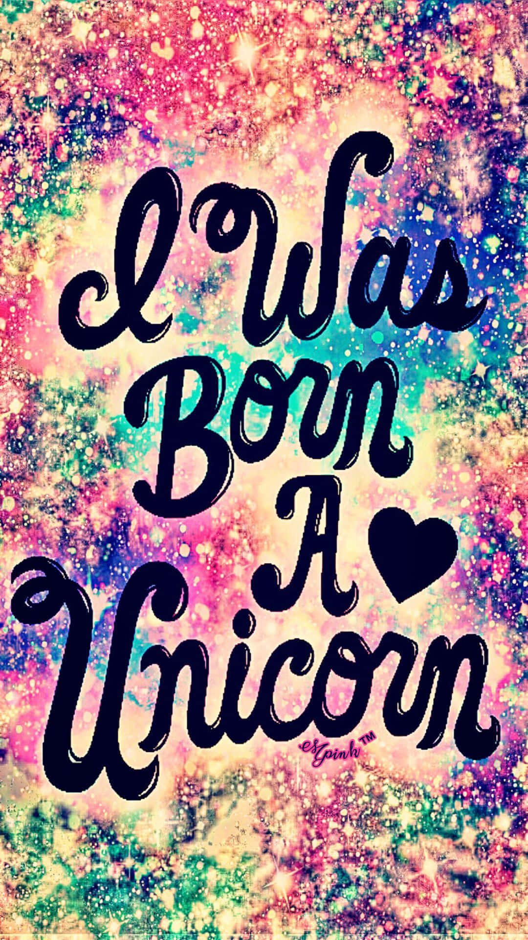 Image A Magical Pastel Unicorn Standing Gracefully Background