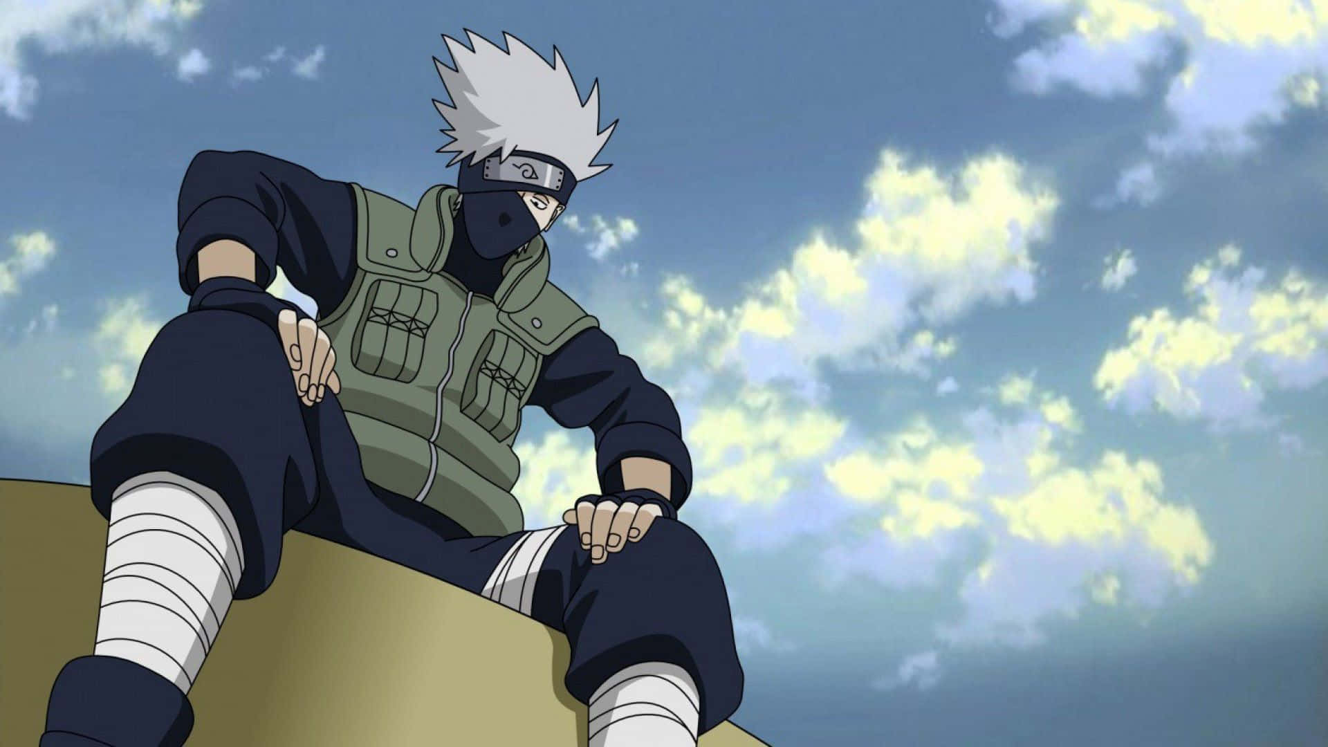 Image A Mystical Kakashi Aesthetic Background