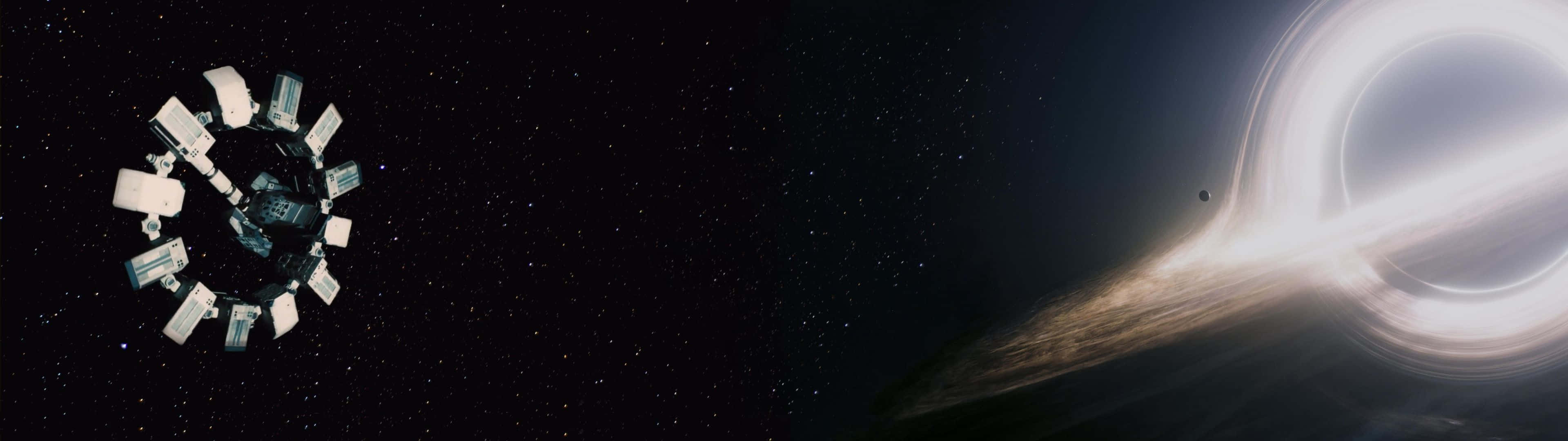 Image A Supermassive Black Hole At The Center Of The Interstellar Background