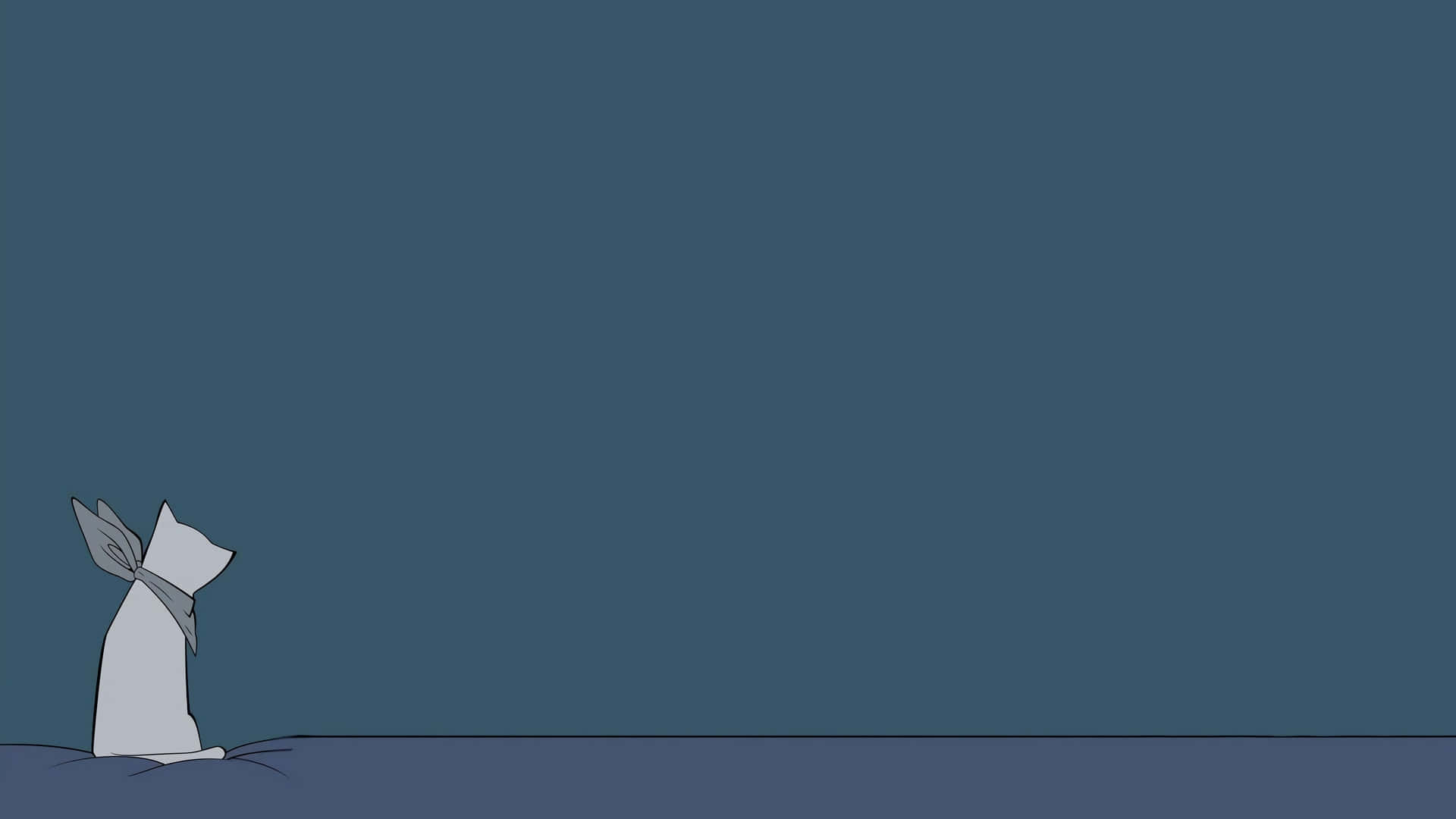 Image A Tranquil And Calming View Of Simple Blue Background