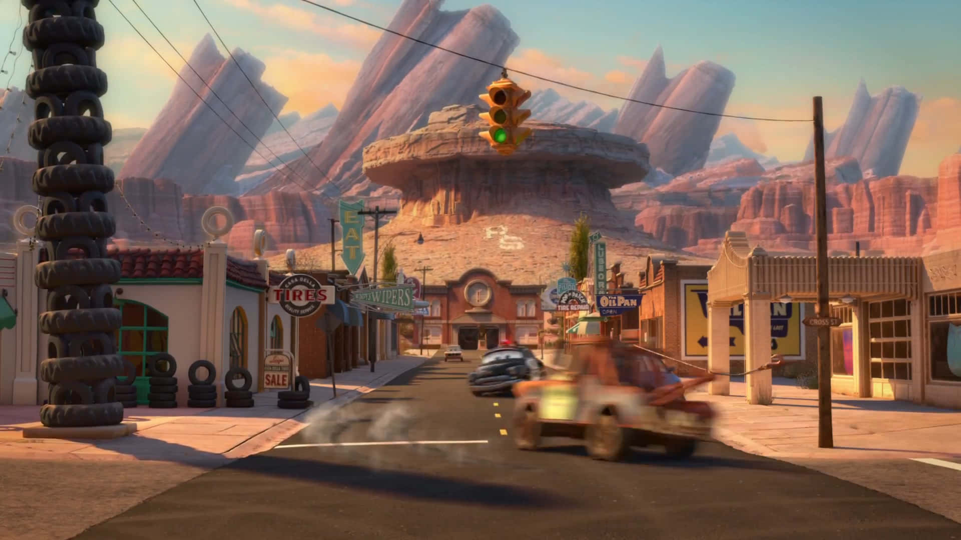 Image A View Of Radiator Springs