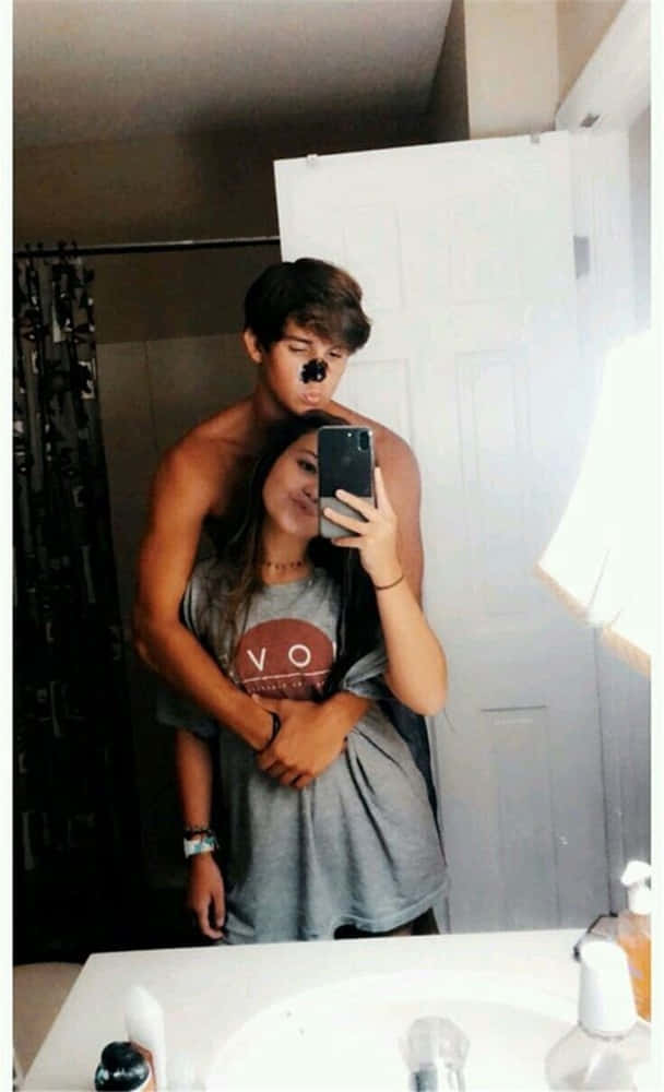 Image Adorable Couple Spending Quality Time Together Background