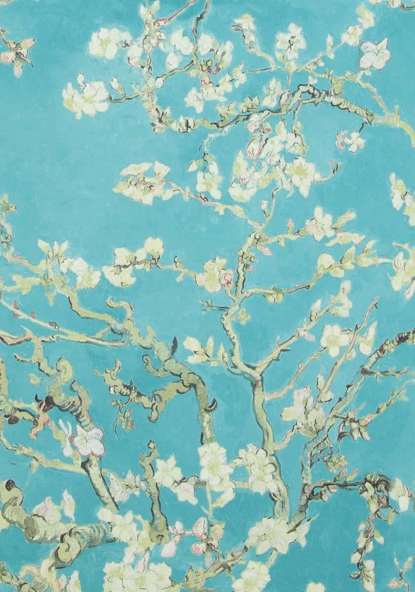 Image Almond Blossoms By Vincent Van Gogh Background