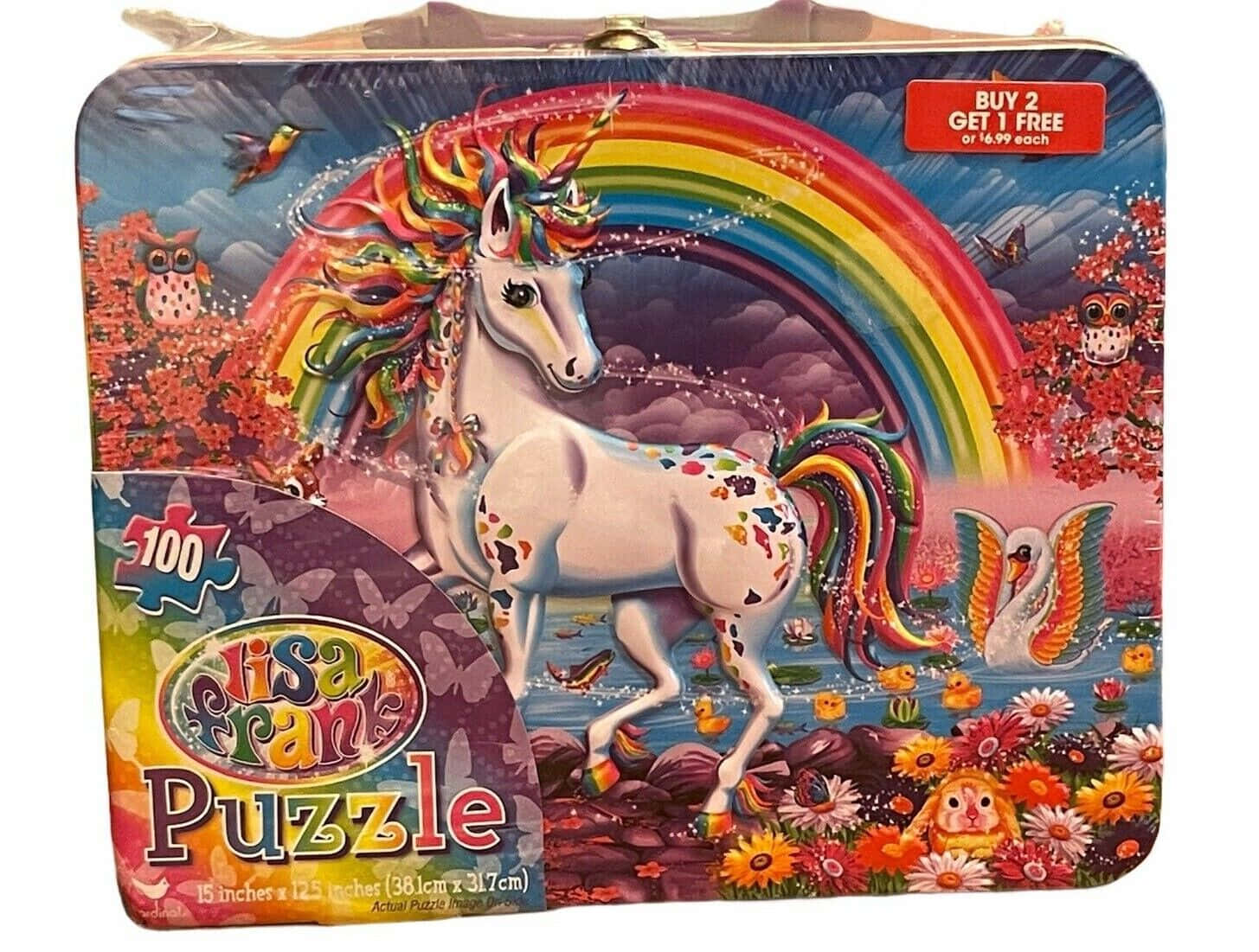 Image An Adorable Pastel Colored Lisa Frank Unicorn Background