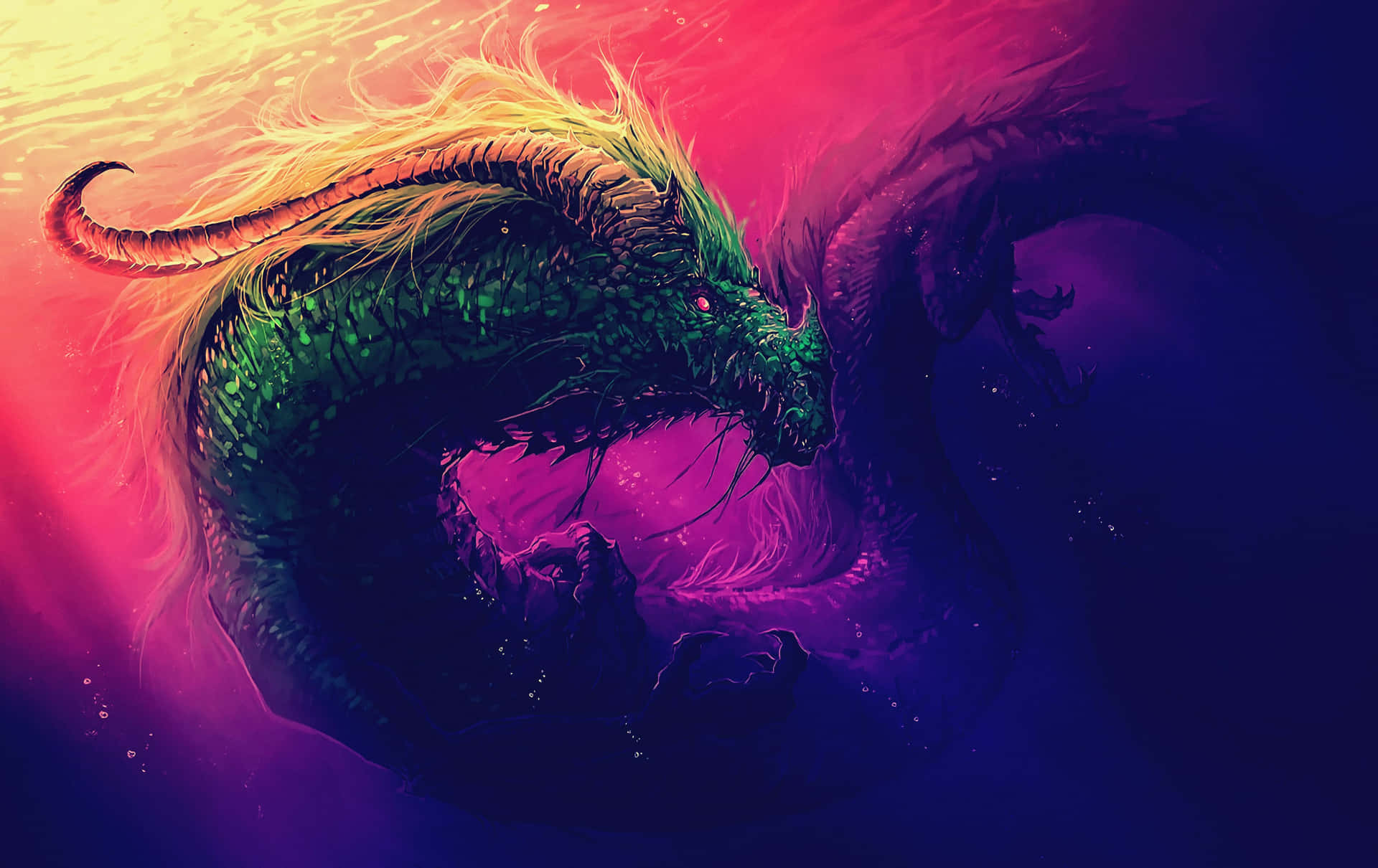 Image An Ancient Mythical Dragon Background