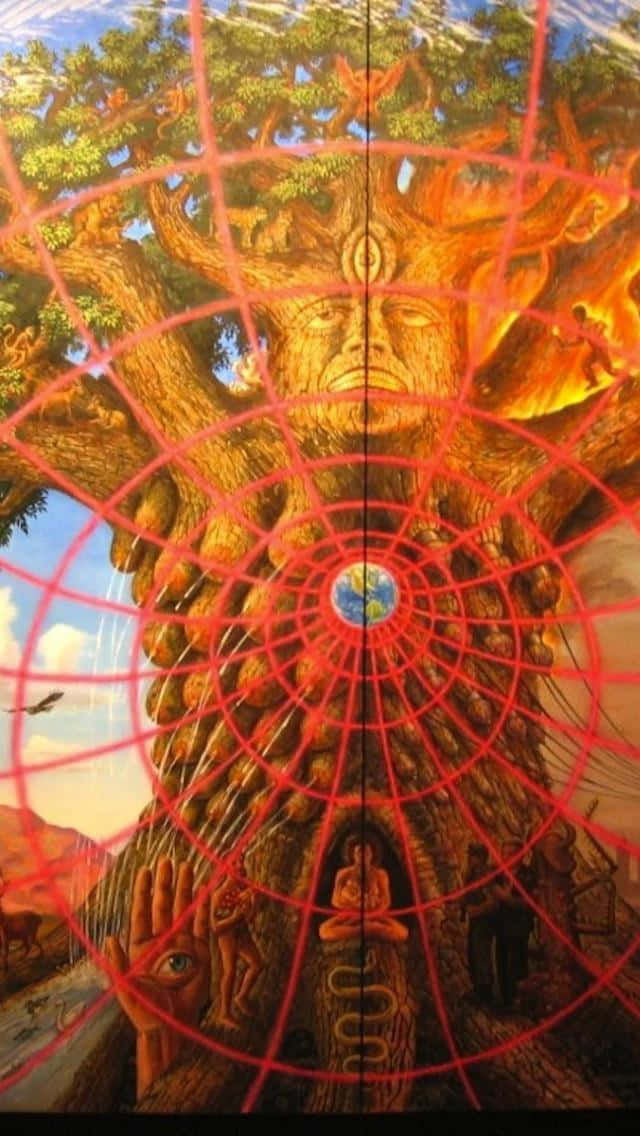 Image An Enlightened Self Portrait: Alex Grey Background