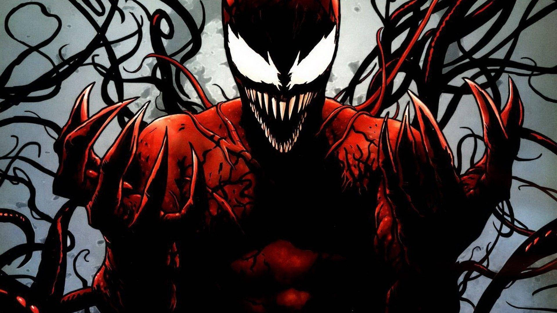 Image Antagonistic Symbiosis Of Venom & Carnage Background