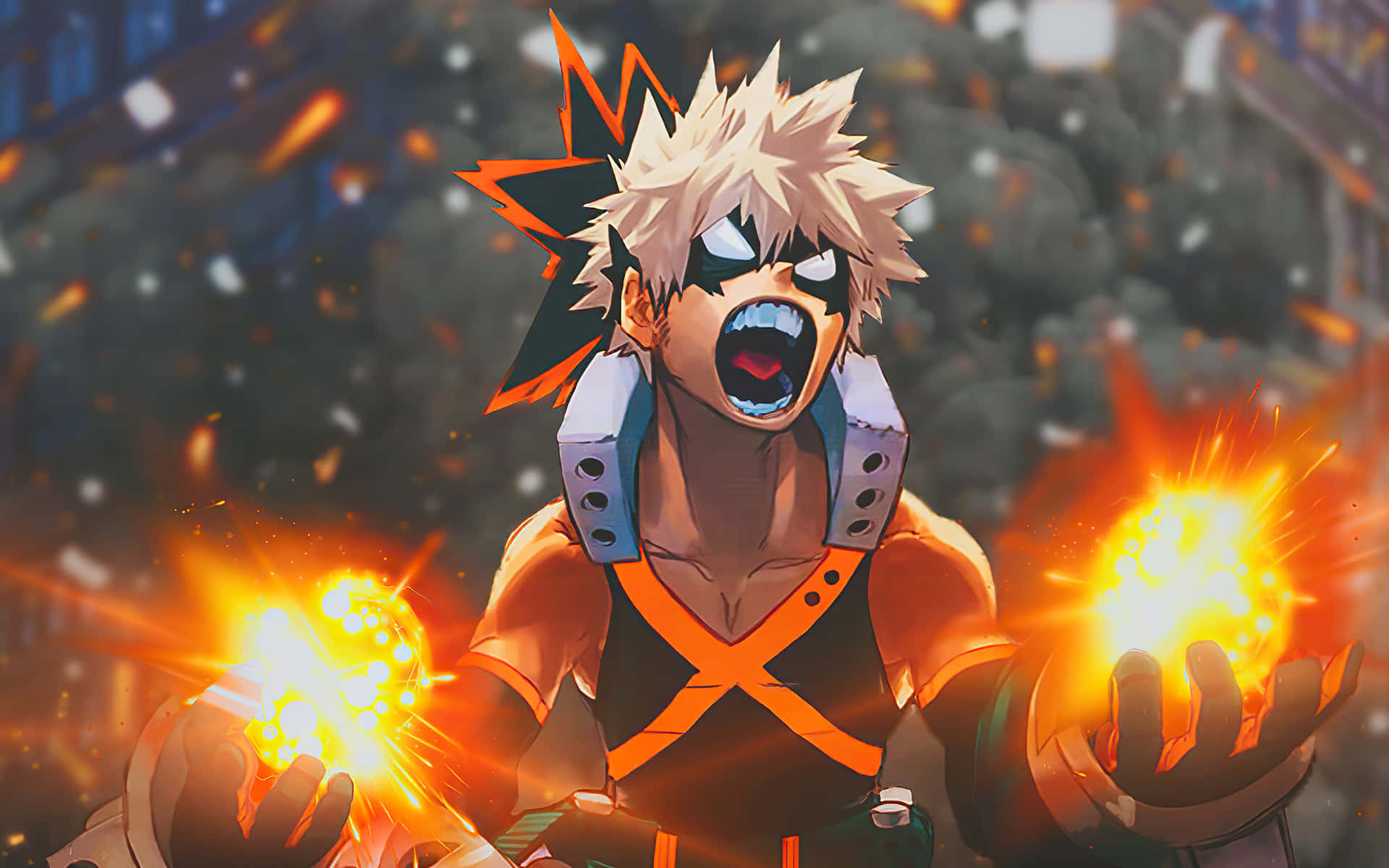 Image Bakugo From My Hero Academia Background