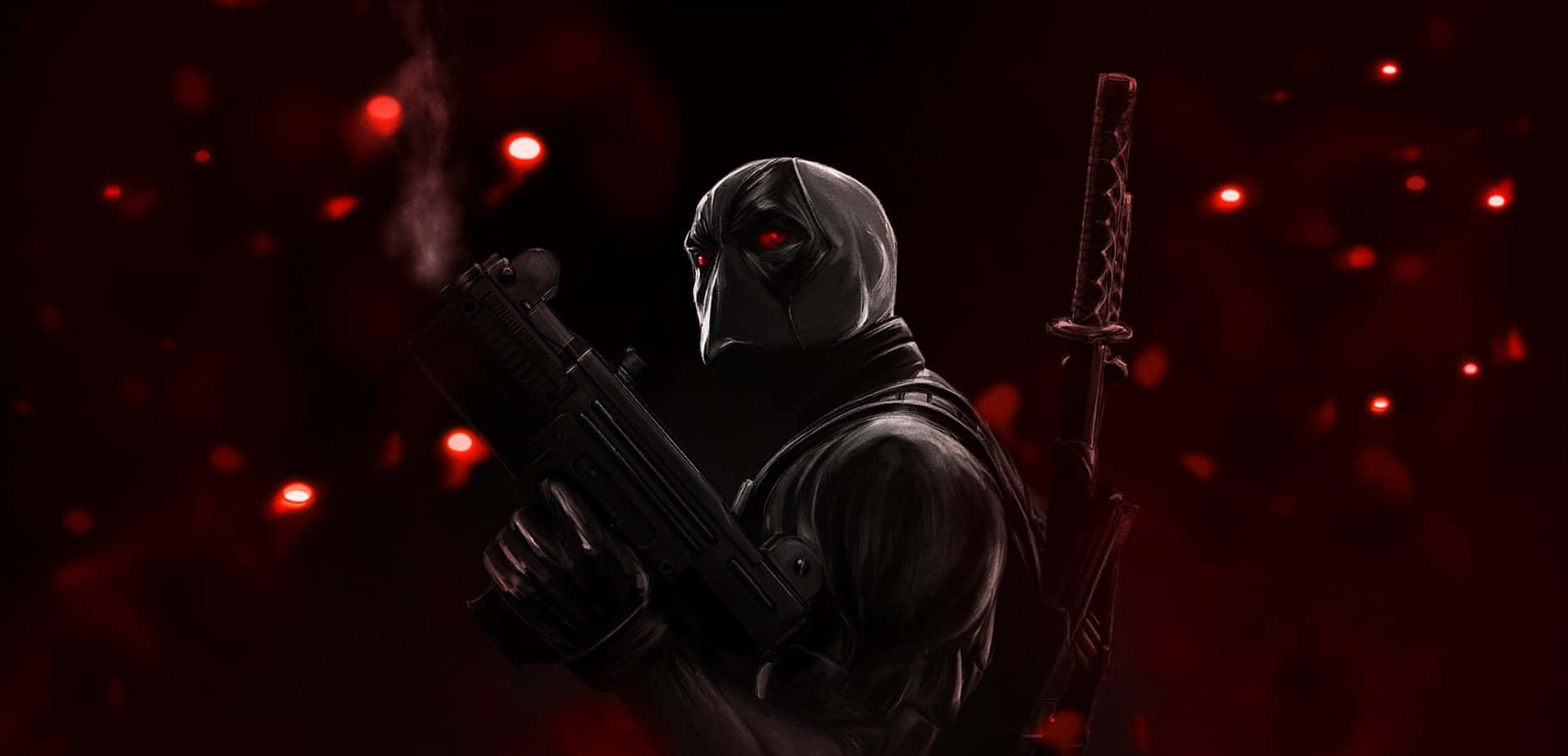 Image Black Deadpool Background