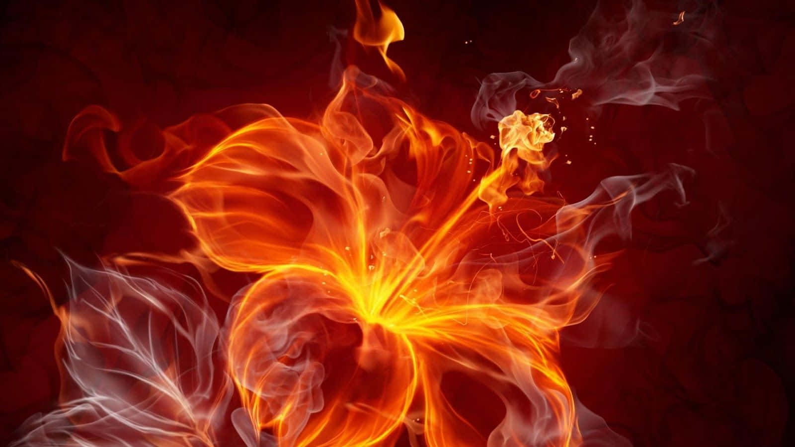 Image Blazing Flames Of Cool Fire Background