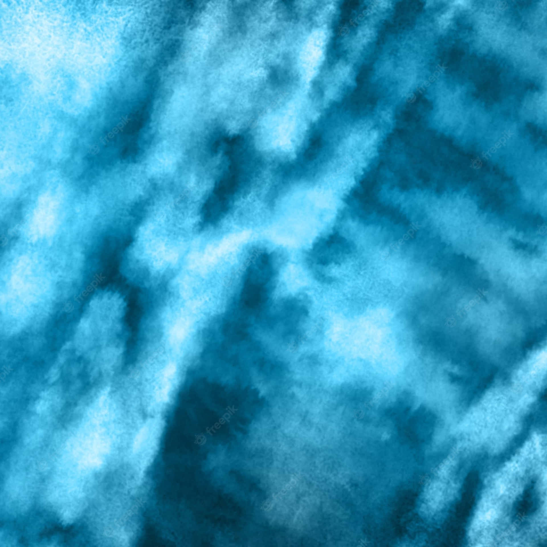 Image Bright Blue Tie-dye Style Artwork Background