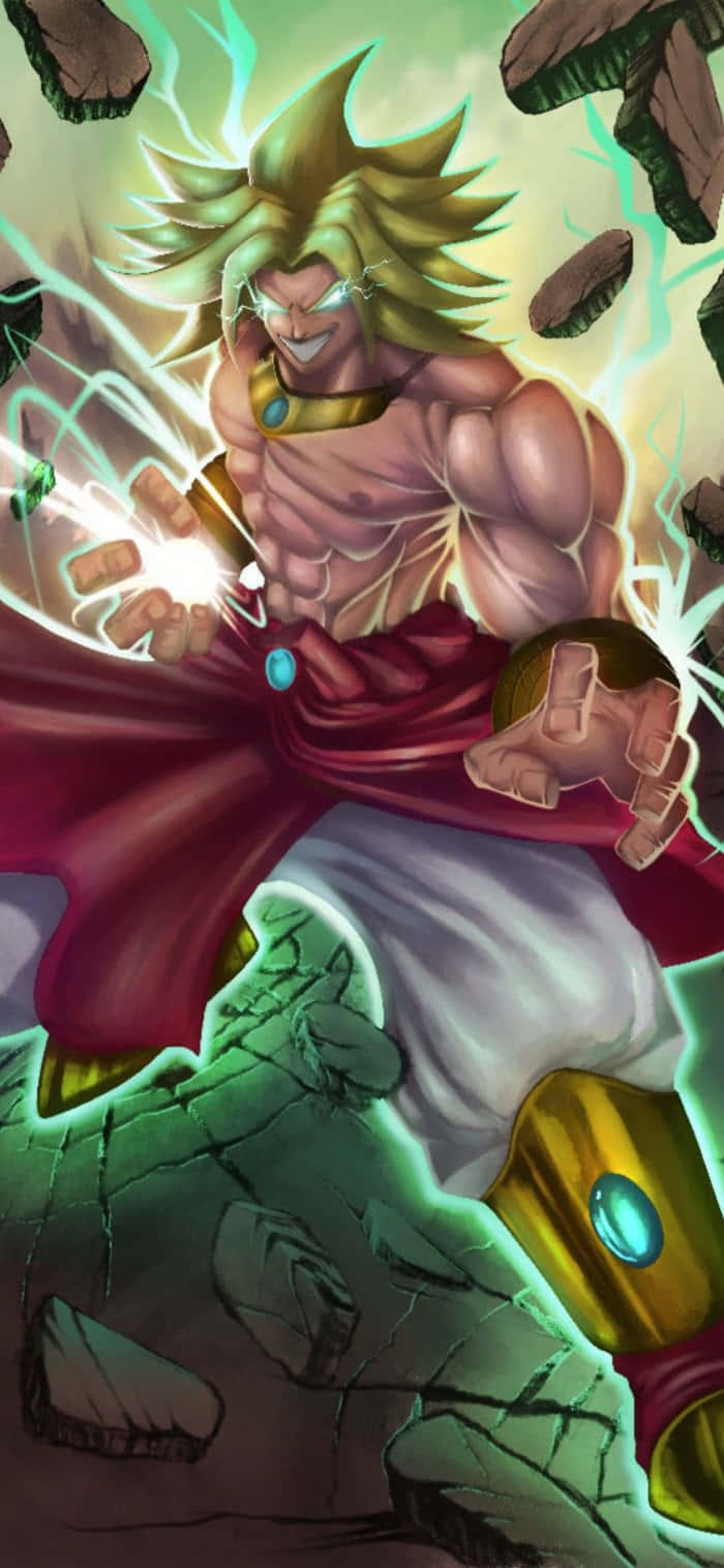 Image Broly Iphone Wallpaper - Level Up Your Home Screen Background