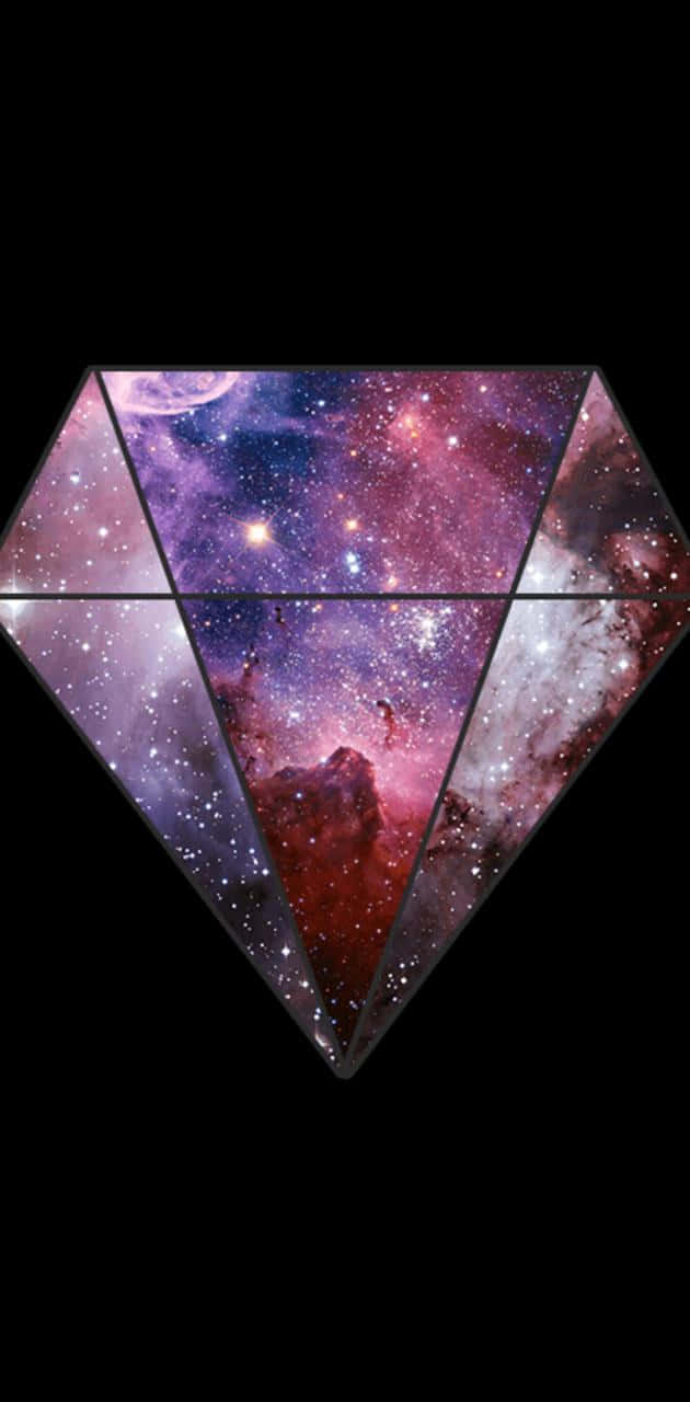 Image Captivating Galaxy Diamond Sparkles Background