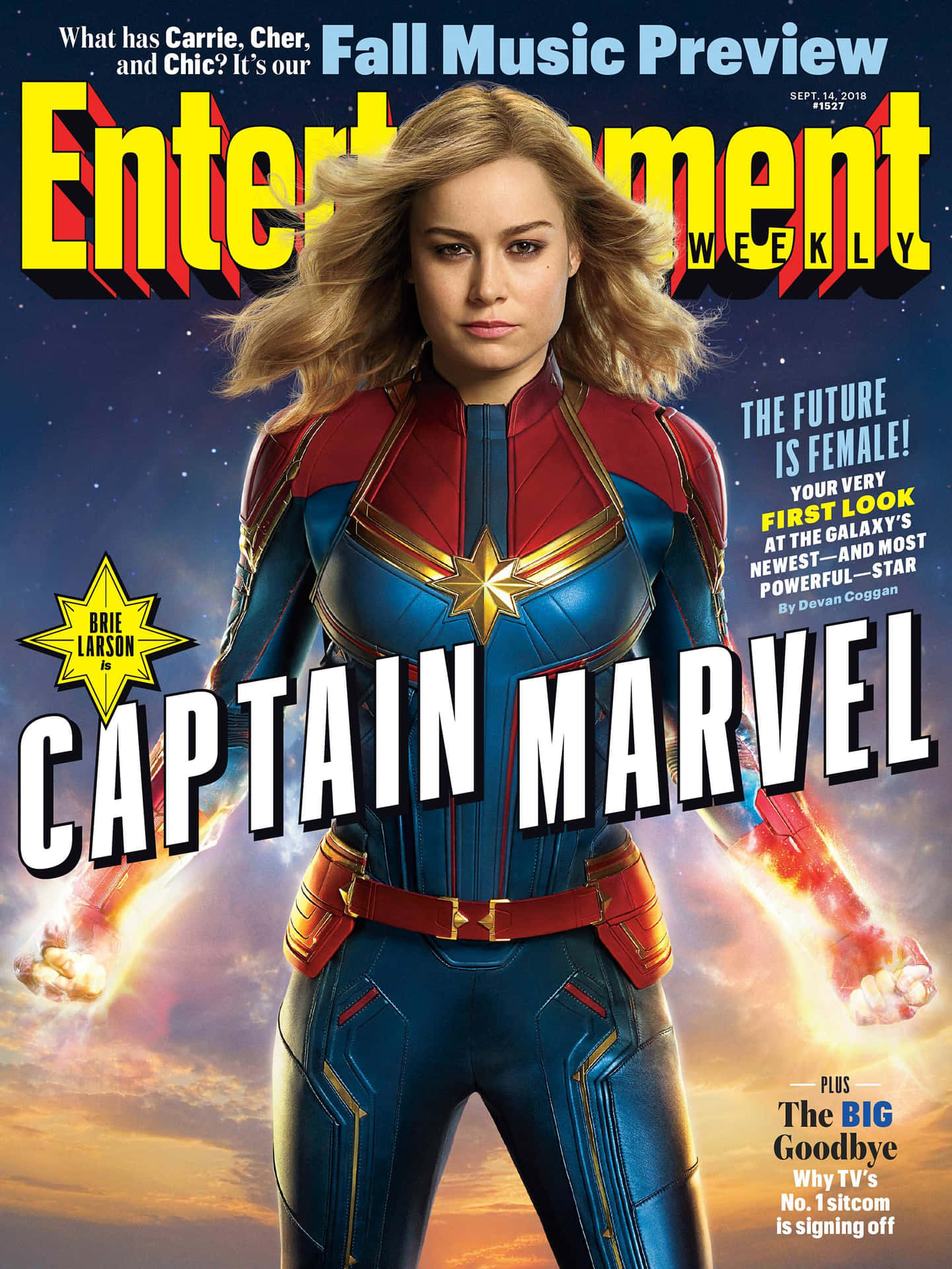 Image Carol Danvers As Captain Marvel Background