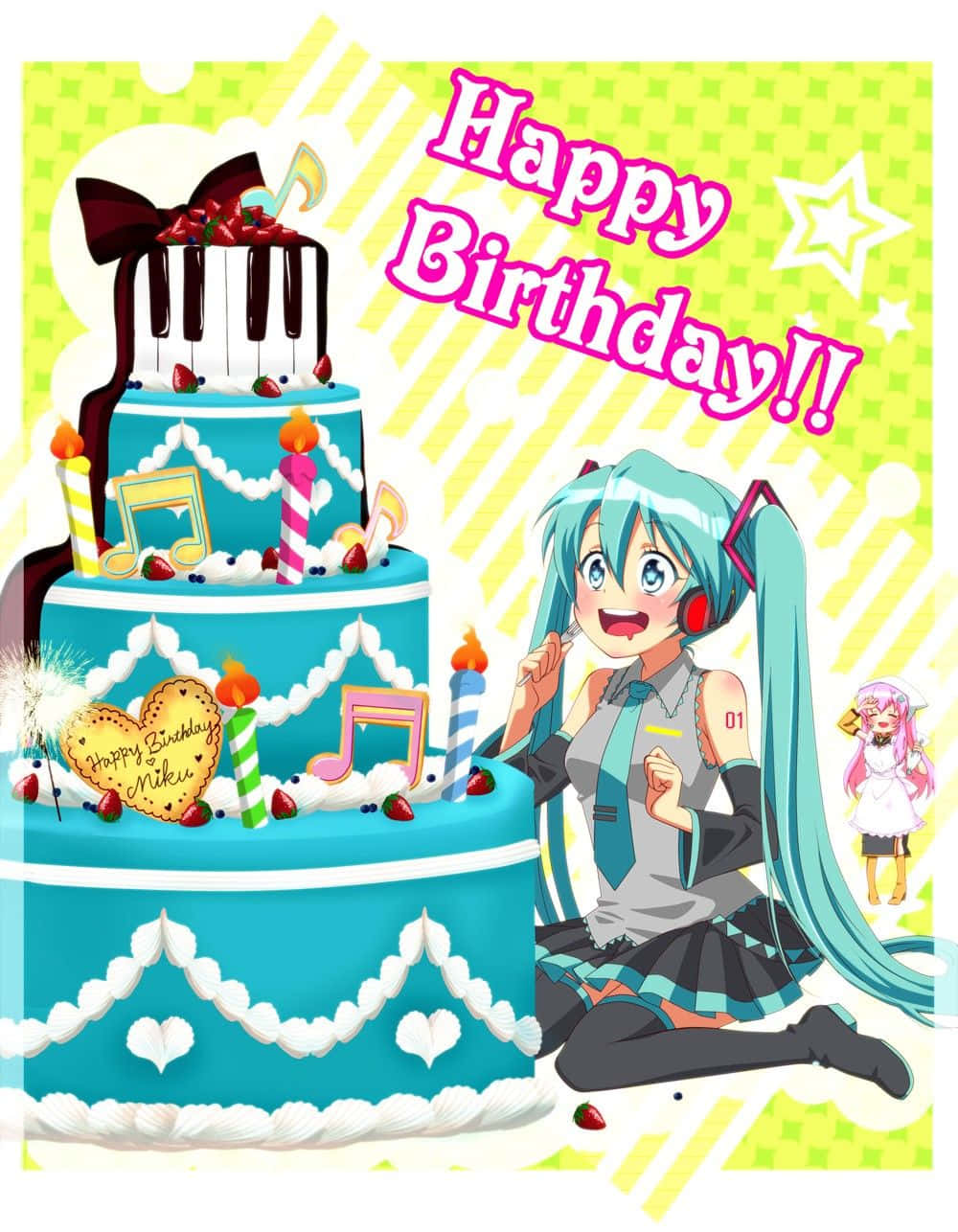 Image Celebrate Your Birthday Anime Style! Background