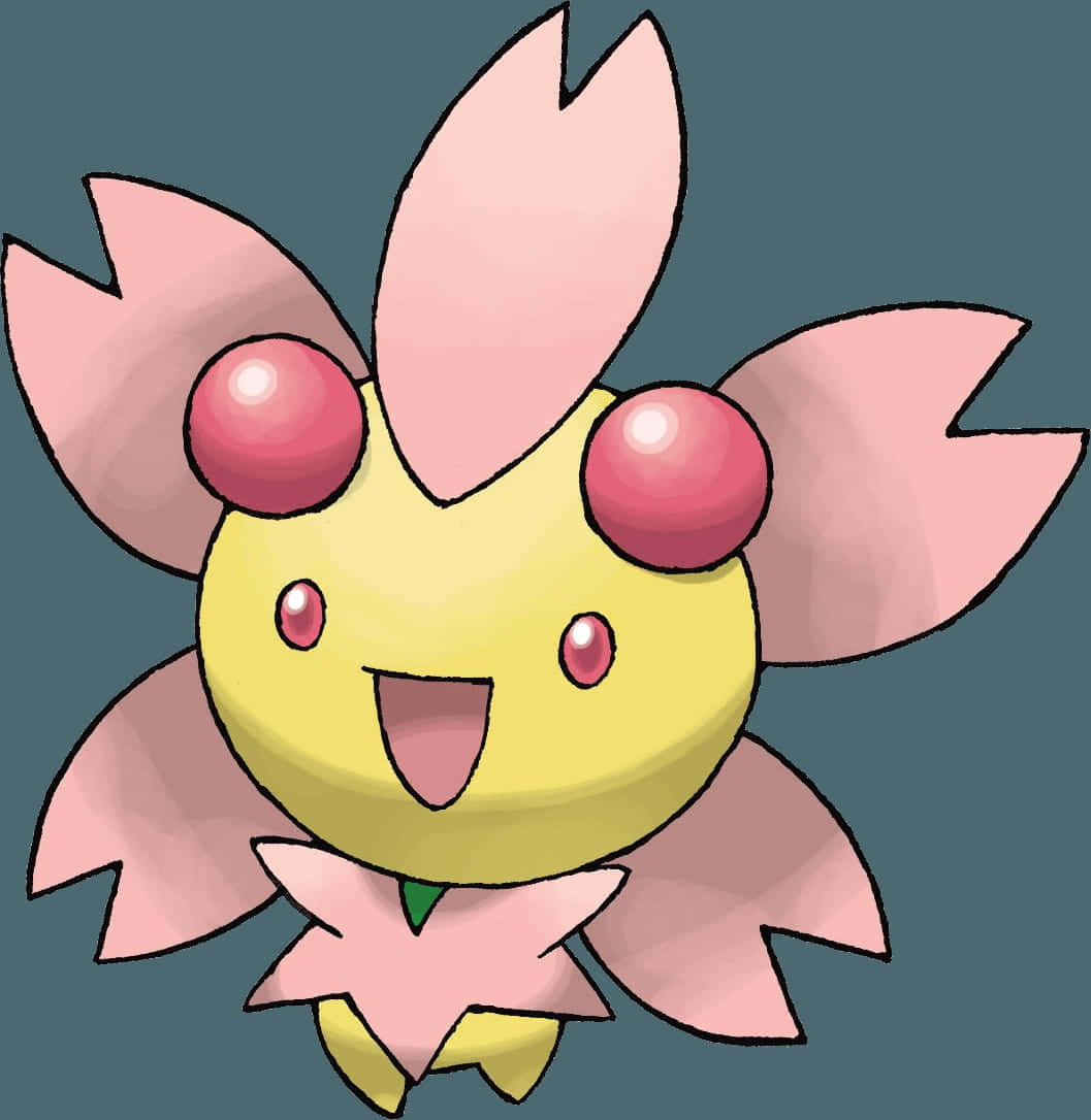 Image Cheerful Cherrim And Her Daisy Embroidery Background