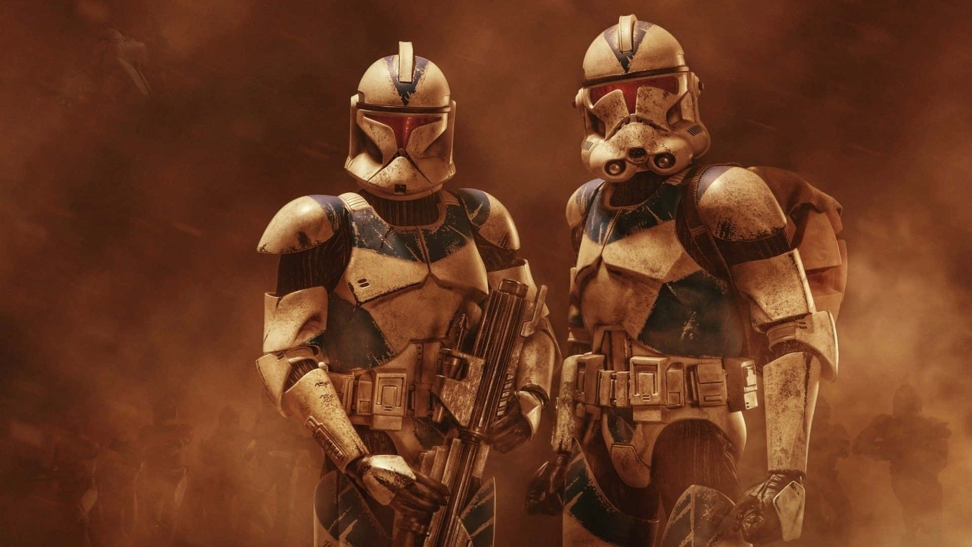 _image Clone Troopers Representing The Grand Army Of The Republic During The Clone Wars_ Background