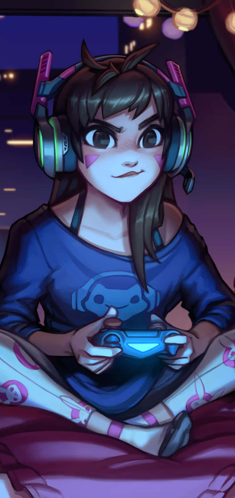 Image D.va Takes On The World In The Popular Multiplayer Game, Overwatch.