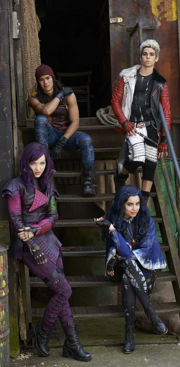 Image Disney Descendants Cast Ready For A New Adventure Background