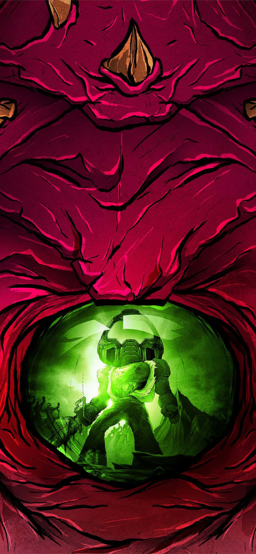 Image Doom Iphone Background