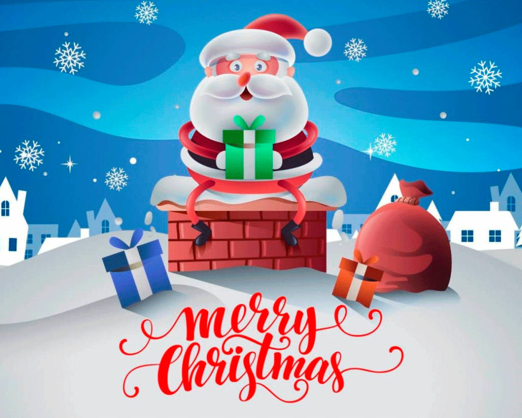 Image Dressed In Red & White For The Holidays Background