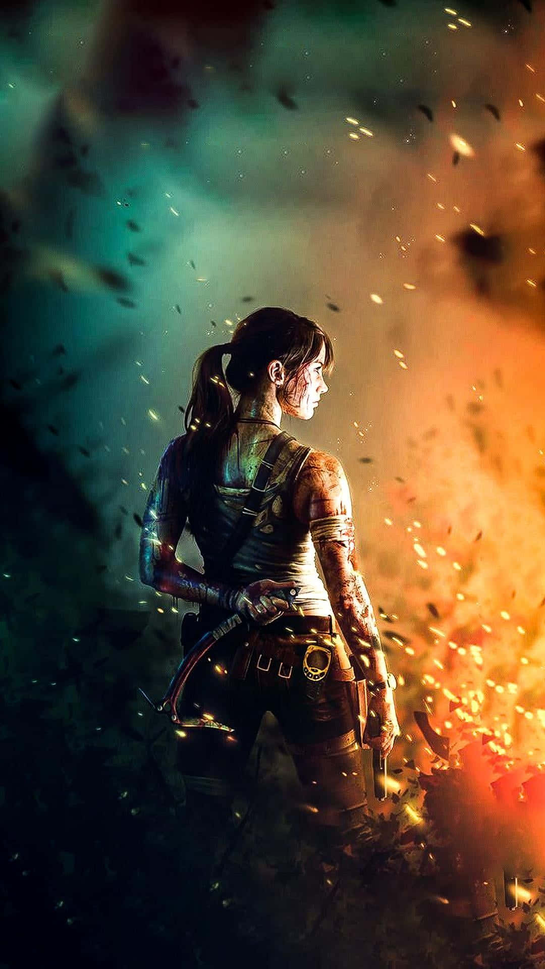 Image Embark On An Epic Adventure With The Tomb Raider Phone Background