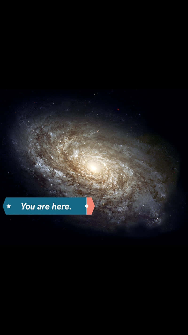 Image Explore The Milky Way: You Are Here Galaxy Background