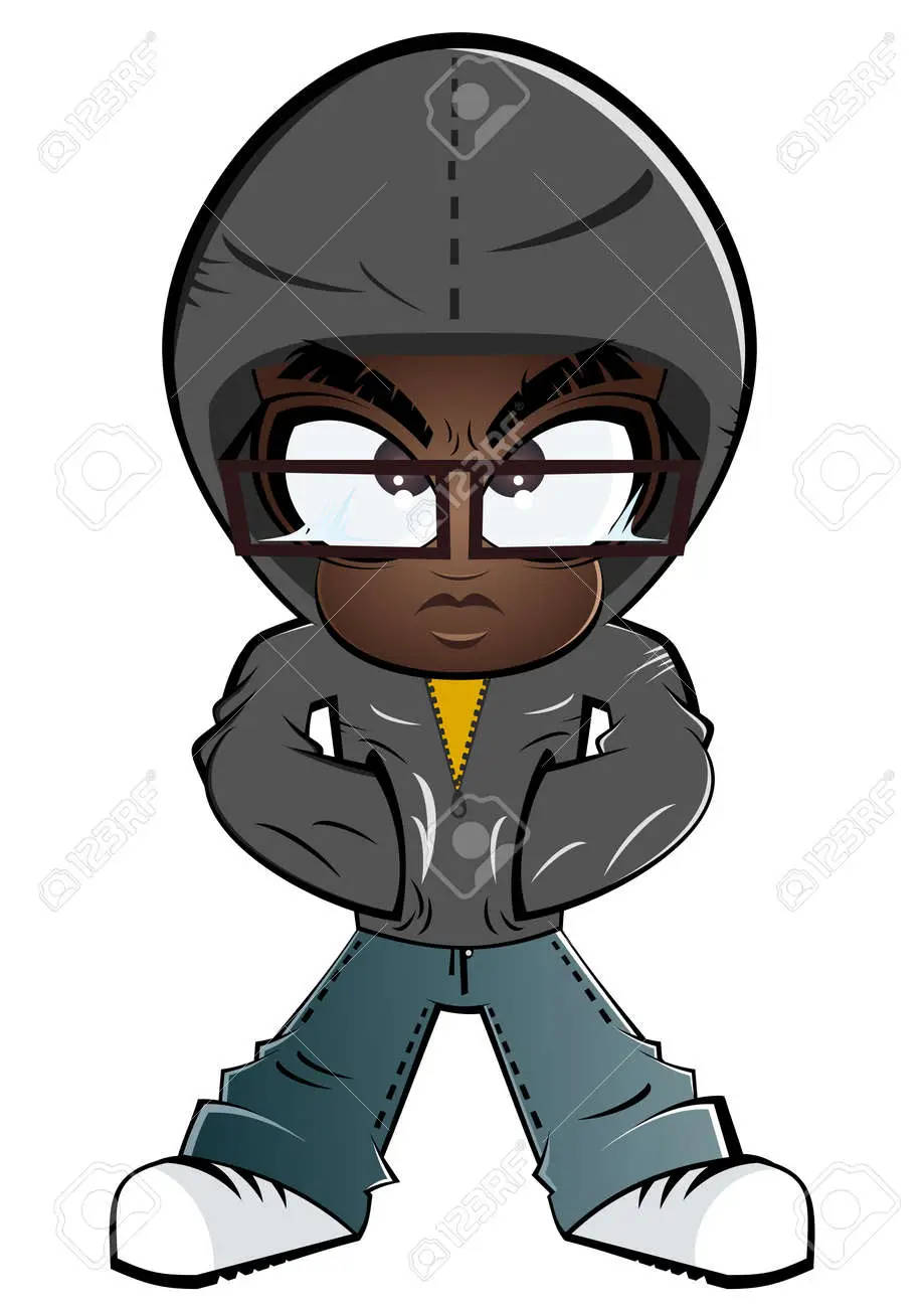 Image Gangsta Cartoon Ready To Get Into Action Background