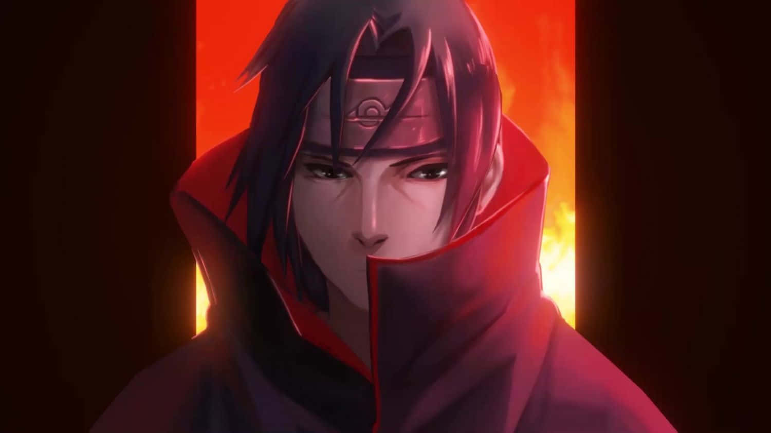 Image Itachi Uchiha Stops Attack With His Sharingan Background
