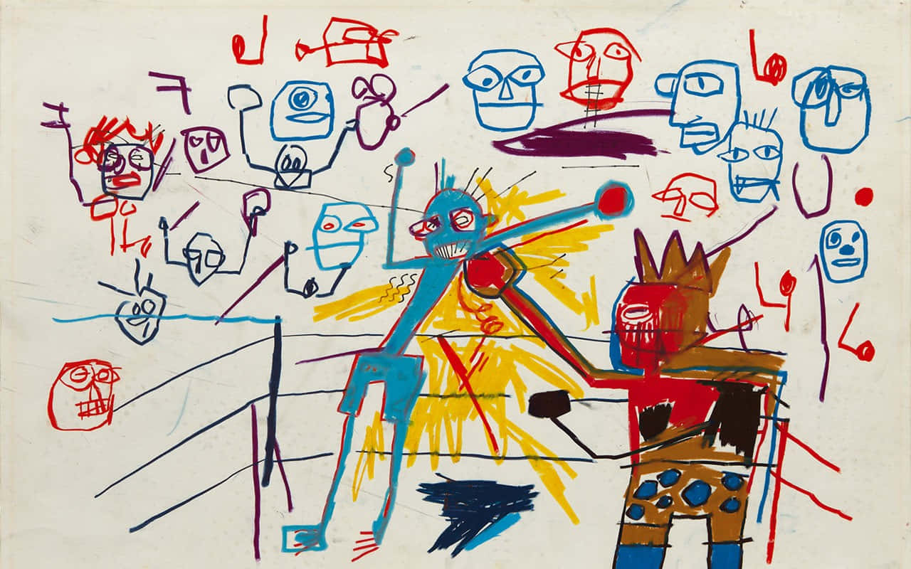 Image Jean-michel Basquiat Painting Background