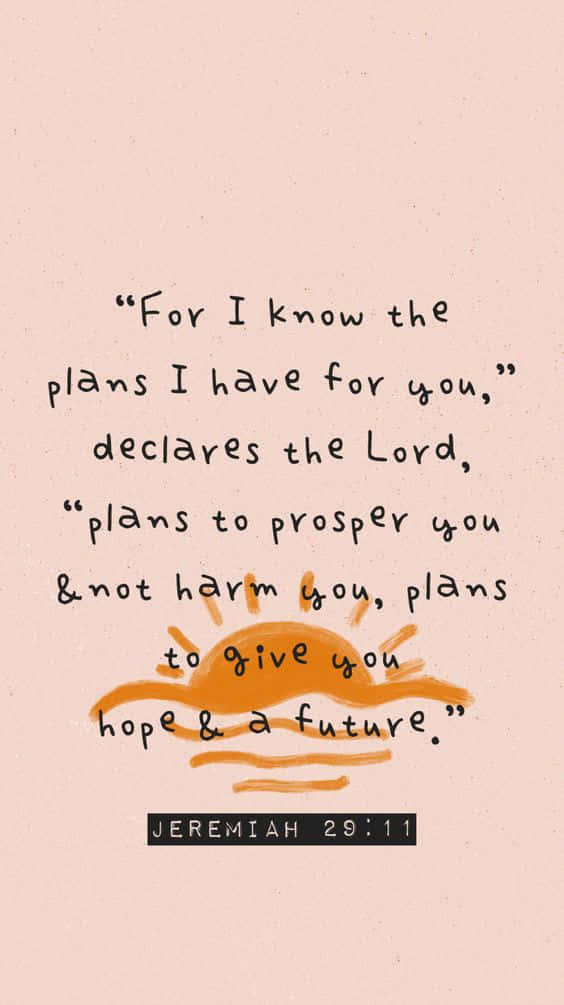 Image Jeremiah 29:11 Background